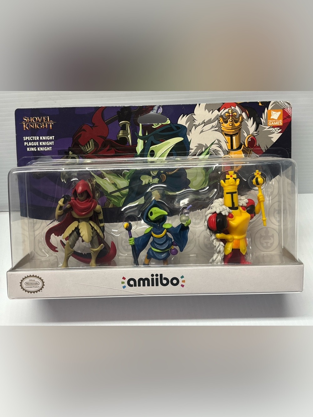Amiibo Shovel Knight Specter Plague King Knight 3-Pack Nintendo Exclusive Set